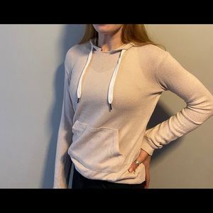 light pink sweatshirt